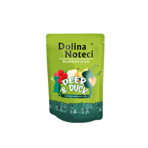 pol pl Mokra karma dla psa Dolina Noteci Superfood jelen z kaczka saszetka 300 g 1351 1